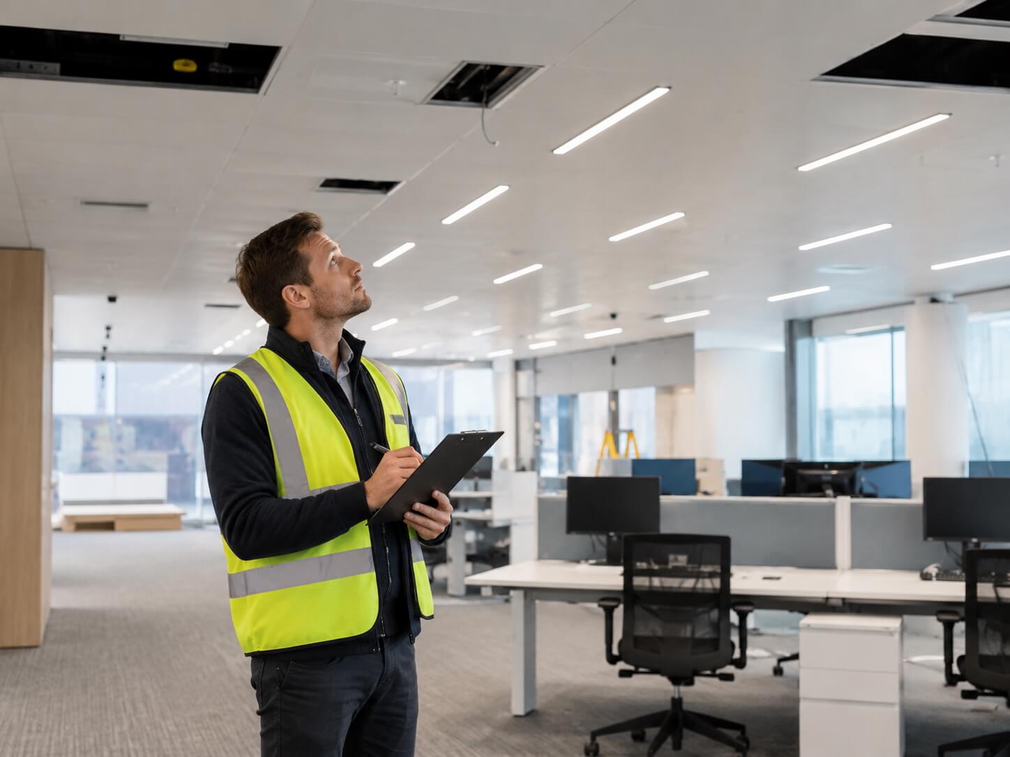 LED light installation survey